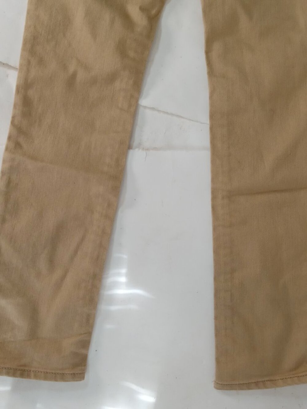 Gap Kids Boys Slim Straight Fit Khaki Tan Pants Size 14 Regular Adjustable Waist - Picture 12 of 14